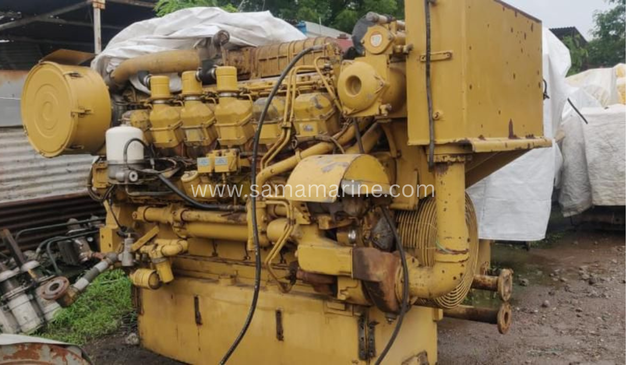Caterpillar 3512B Marine Engine in stock at Sama Marine - CAT 3512 Engine
