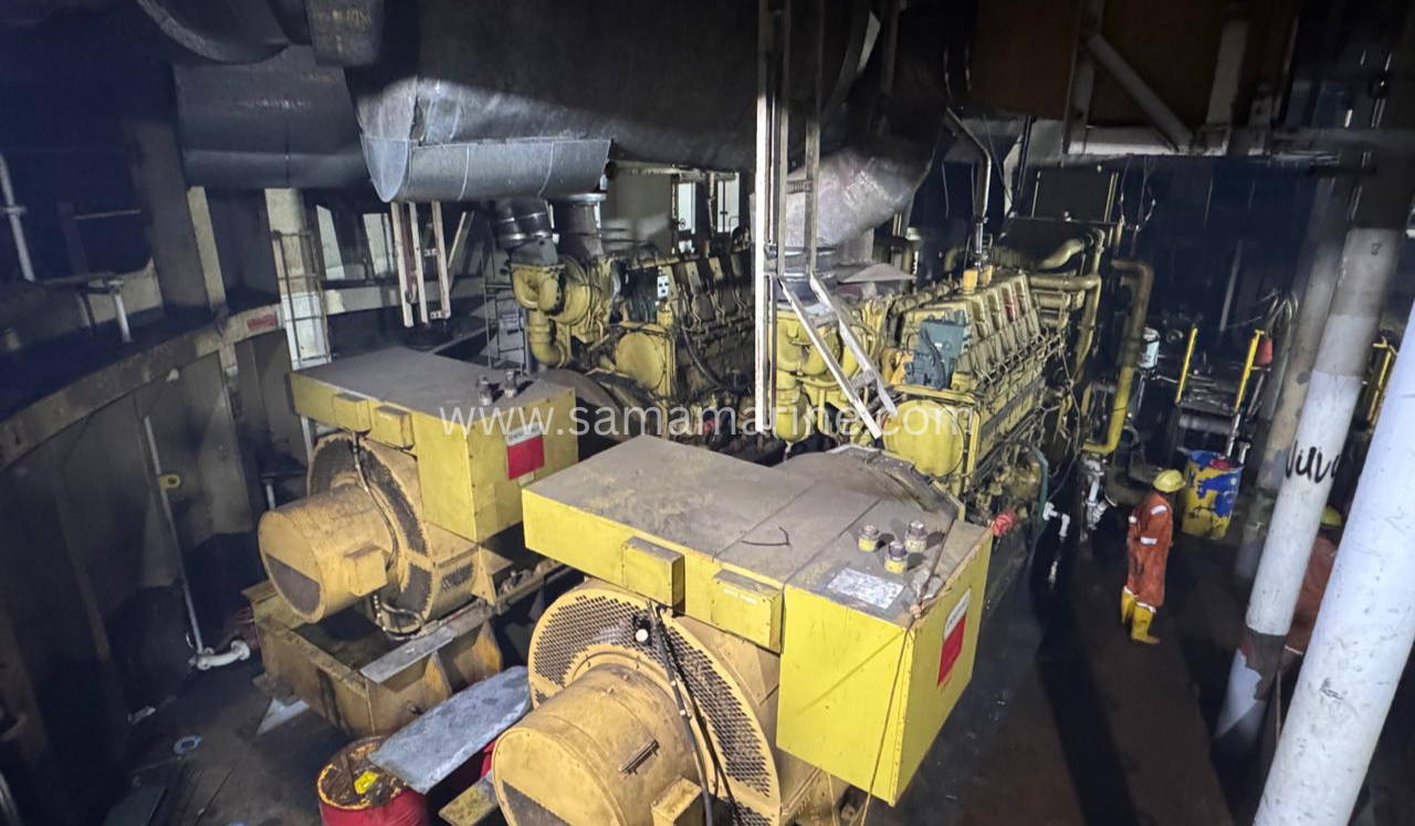 Caterpillar 3606 Marine Generator set in stock - Three unit - CAT 3606 Marine Engines - Spare parts - Generator