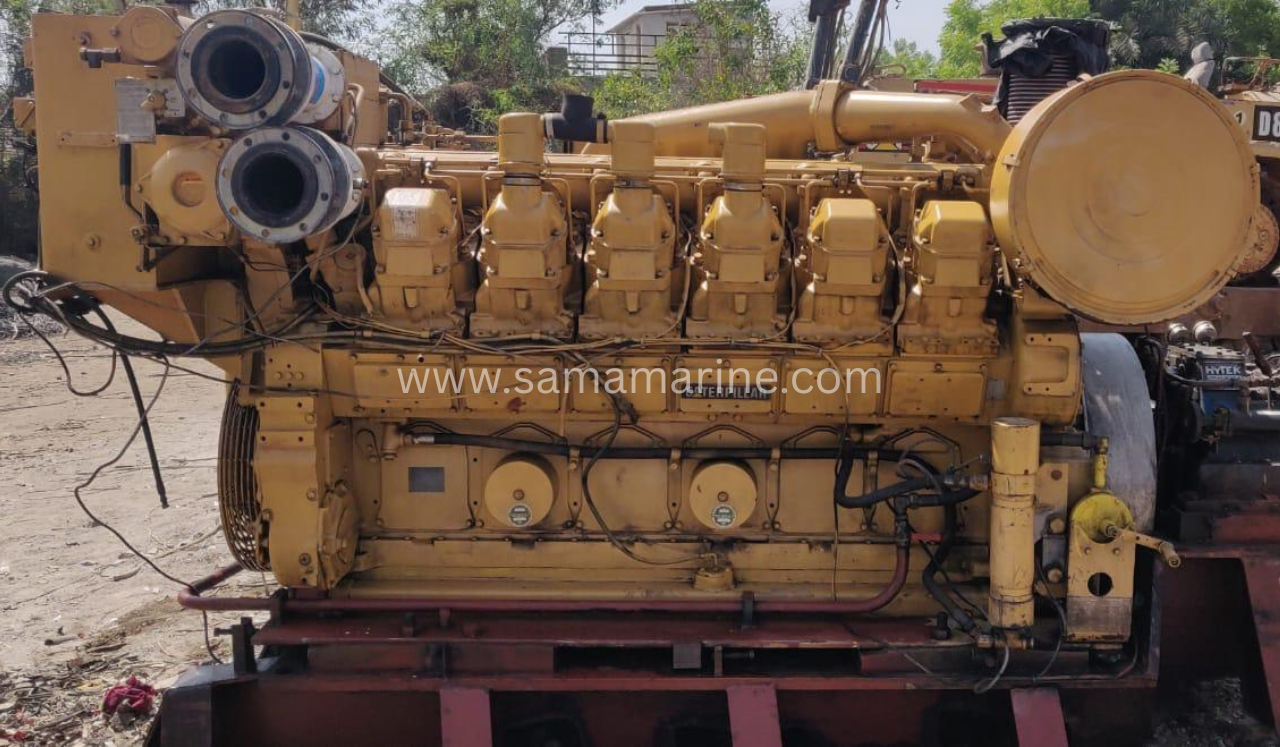 Caterpillar 3512 Generator Engine and spare parts for sale - CAT 3512C - 3512B