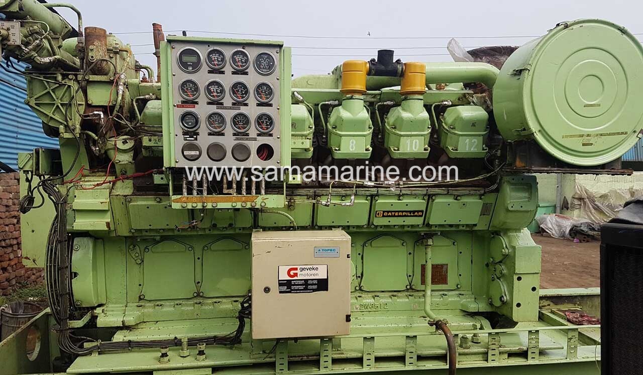 Caterpillar 3512 Marine Engine - Generator - 3512C - Spare parts
