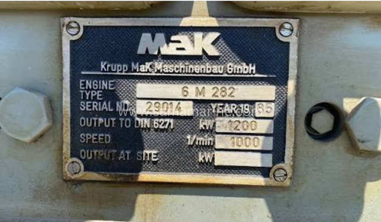 MAK M601 - M552 - M551 - M453C - M453AK - ENGINE - PARTS - CRANKSHAFT